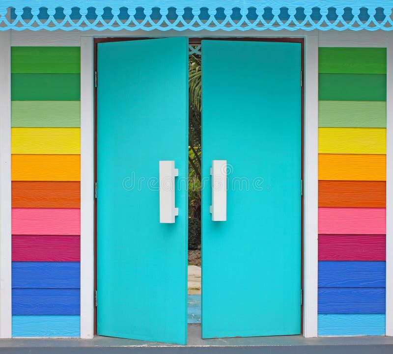 Colorful door