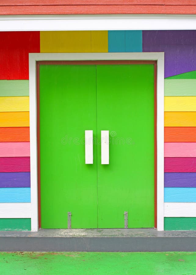 Colorful door