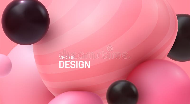 Colorful dynamic particles. Abstract background royalty free illustration