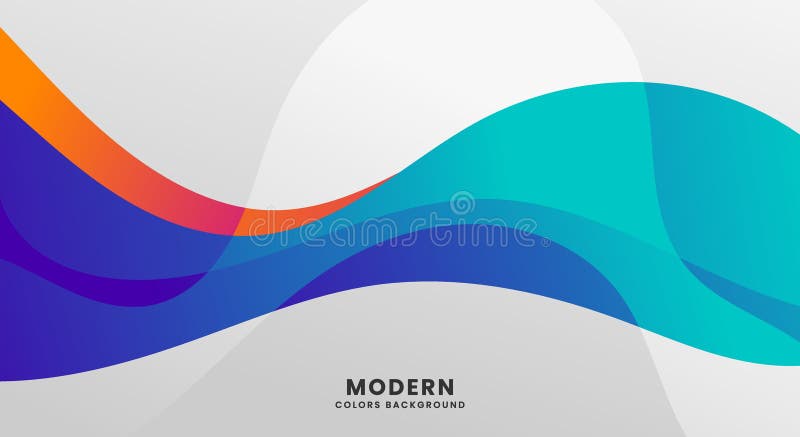 Colorful dynamic wave abstract background vector design royalty free illustration