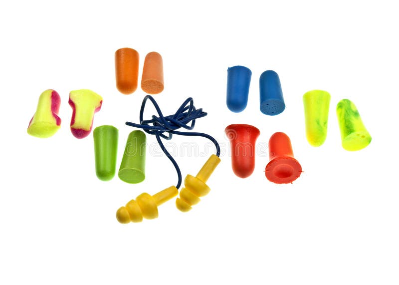 Safety earplug. stock photo. Image of earplug, medical 20019370