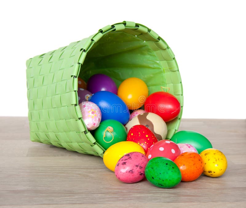 Colorful easter eggs