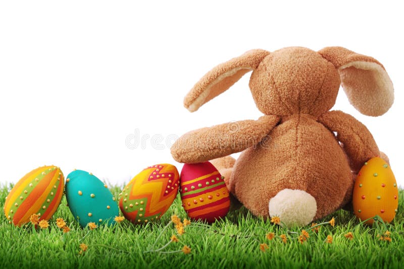 Colorful easter eggs