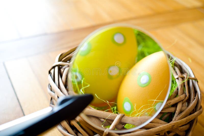 Colorful easter eggs