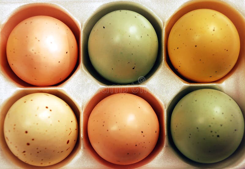 Colorful easter eggs