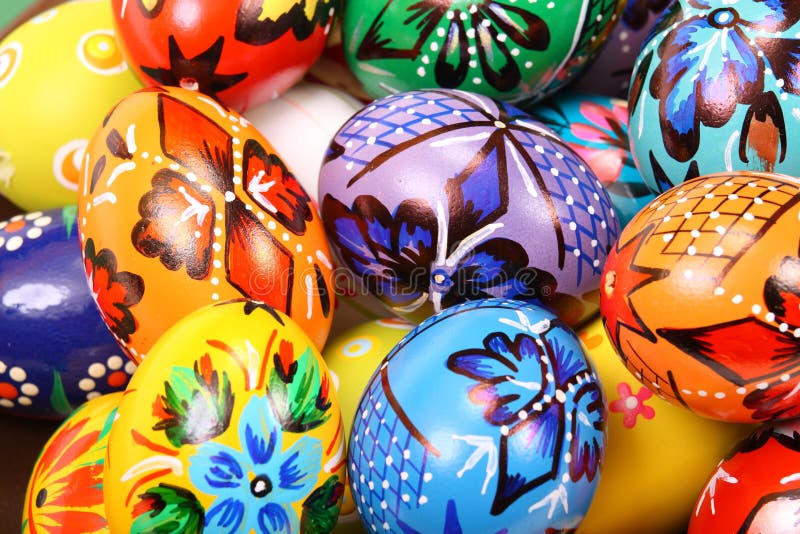 Colorful easter Eggs