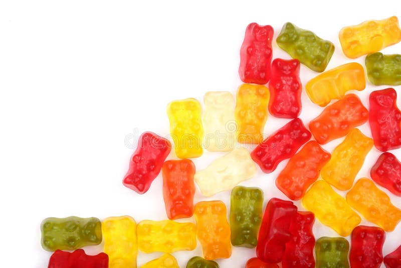 Download Colorful Eat Gummy Bears Jelly Candy Isolated On White Background With Copy Space For Your Text Top View Flat Lay Editorial Stock Photo Image Of Mockup Bear 110262438