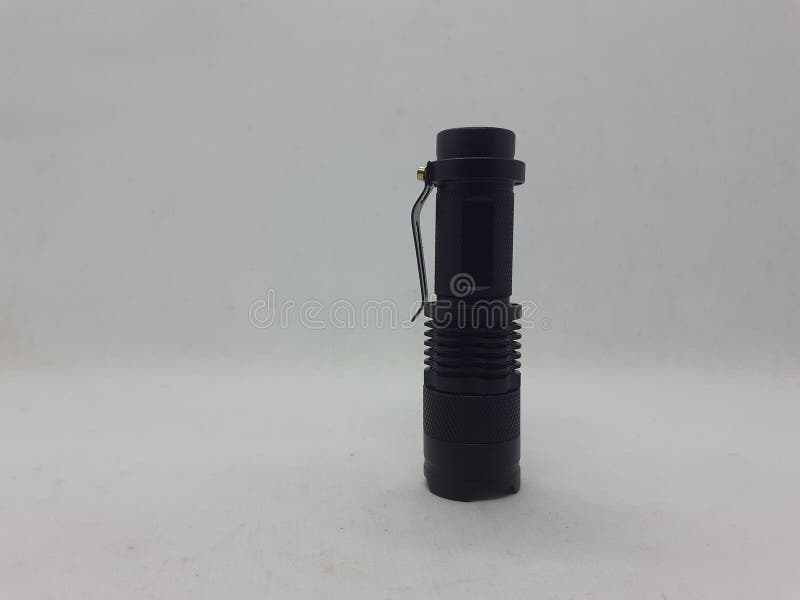 Colorful Electronic Emergency LED Light Flash in White Isolated