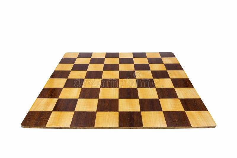 Colorato vuoto scacchi piatto isolato su sfondo bianco.