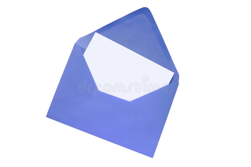 Colorful envelope stock images