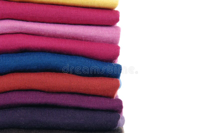 Colorful fabric cloth royalty free stock photo