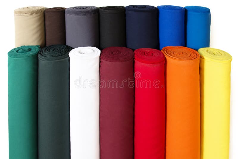 Colorful Fabric royalty free stock photo
