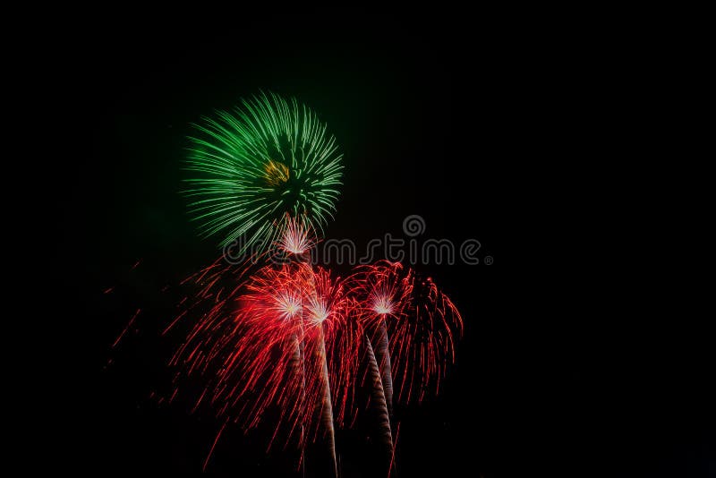 Fireworks Celebration at night on Background royalty free stock photo Fireworks Celebration at night on Background royalty free stock photo
