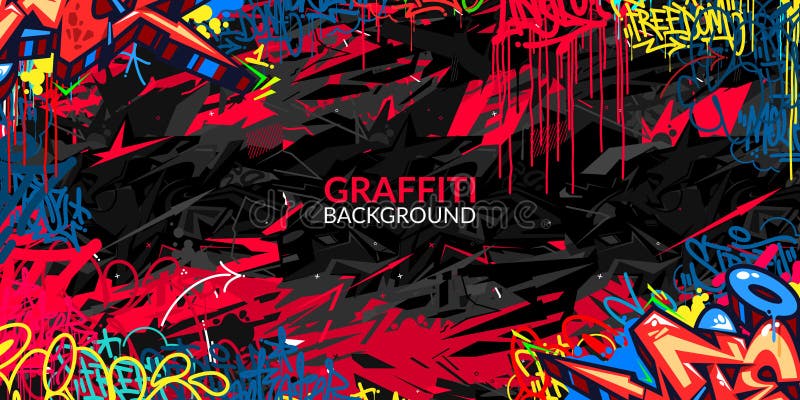 hip hop graffiti background