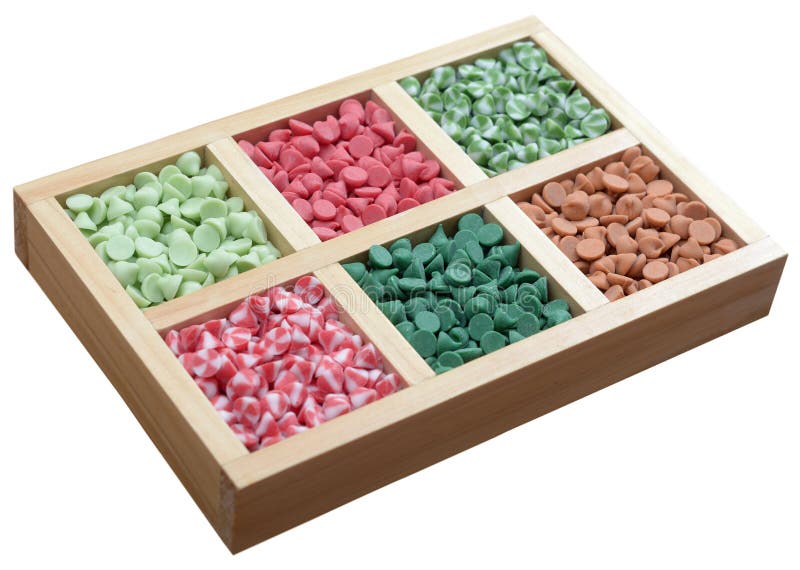 Colorful and Flavored Chip in Wooden Box Stock Image Image of chip