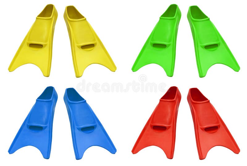 Colorful flippers