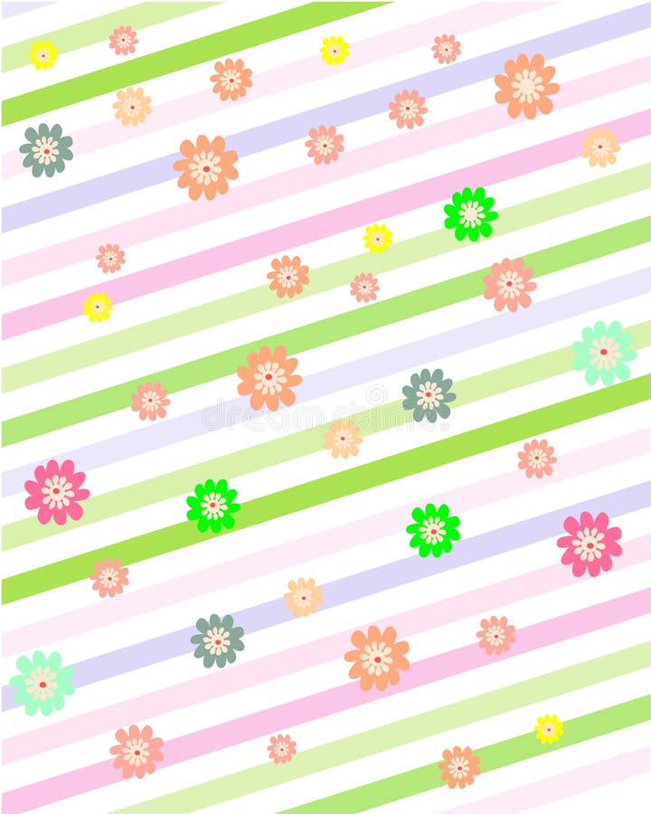 Colorful floral background