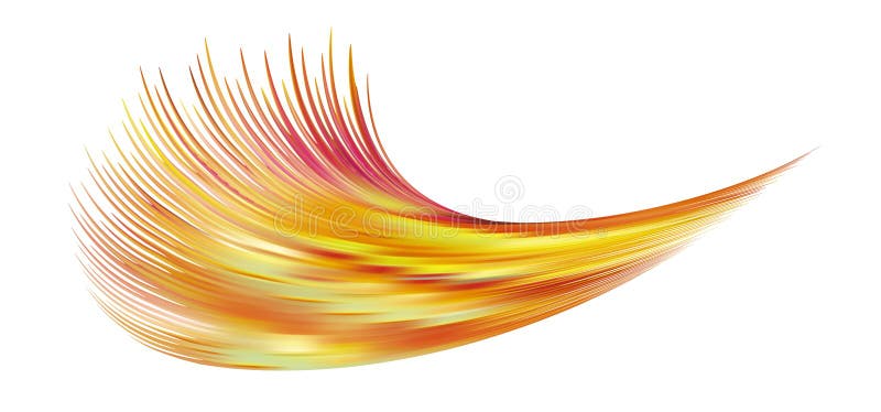 Colorful flow brushstroke. Ribbon isolated line.. Realistic volume wave. Liquid paint ink shape isolated on white background.