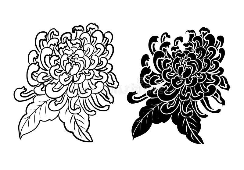 3585 Chrysanthemum Tattoo Images Stock Photos  Vectors  Shutterstock