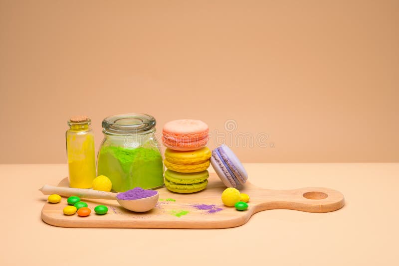 Colorful food paint stock photo. Image of collection 68567520