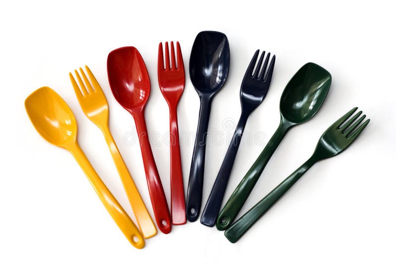 Colorful forks and spoons stock photo. Image of food, feed 2279378