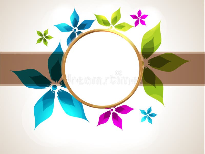 Colorful frame for your design