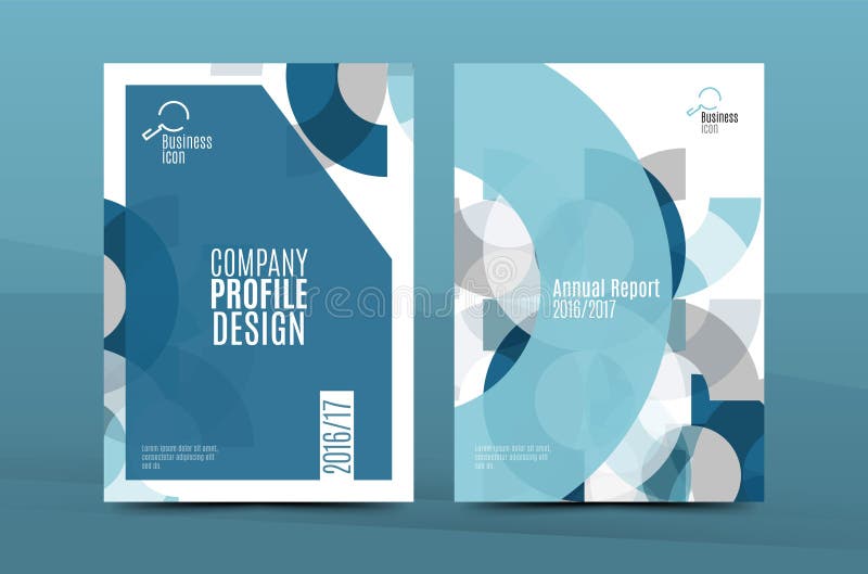 Colorful fresh business A4 cover template - flyer, brochure, book magazine and annual report