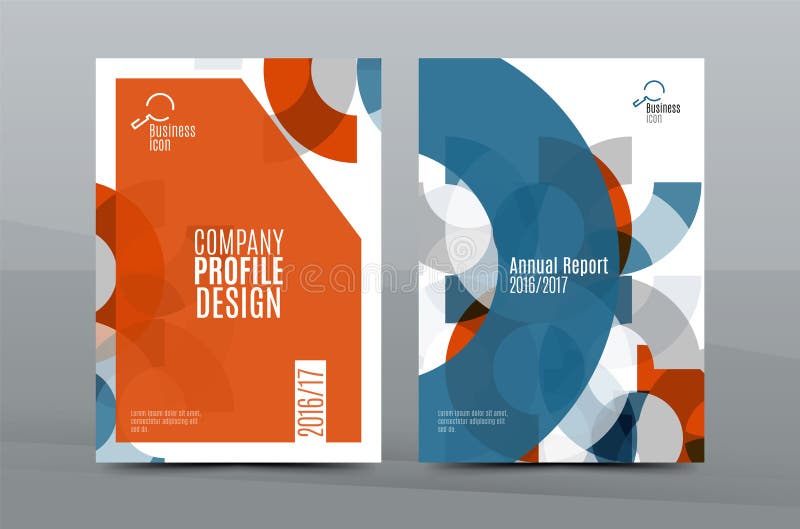 Colorful fresh business A4 cover template - flyer, brochure, book magazine and annual report