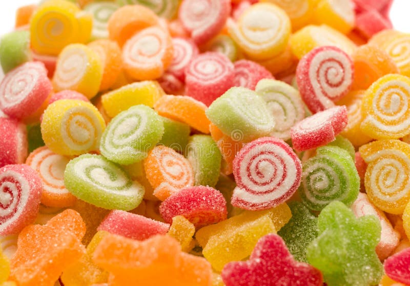 Colorful fruit jelly candy stock image. Image of confectionery 47518105