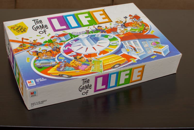 Durham, UK - 10 November 2019: Game of Life by Hasbro Gaming