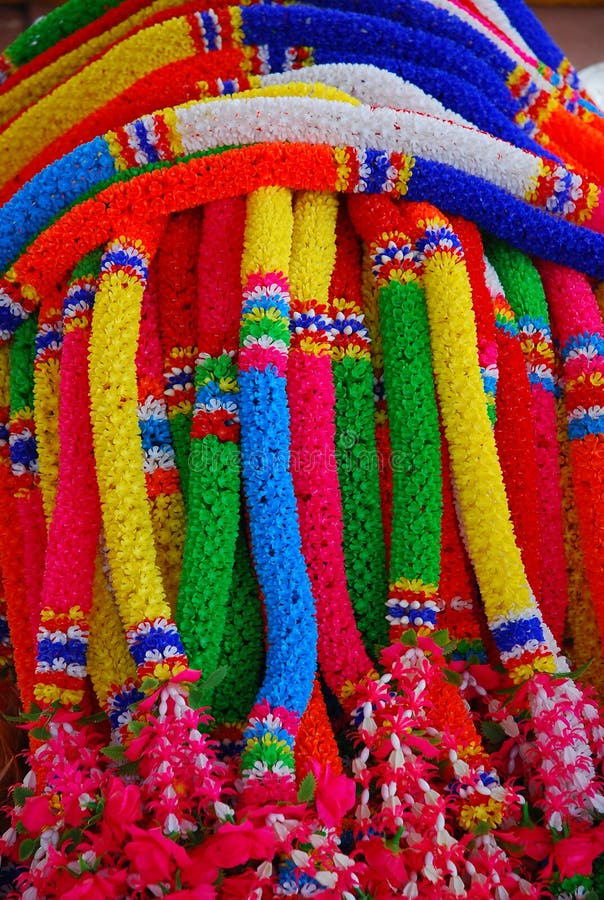 Colorful garlands