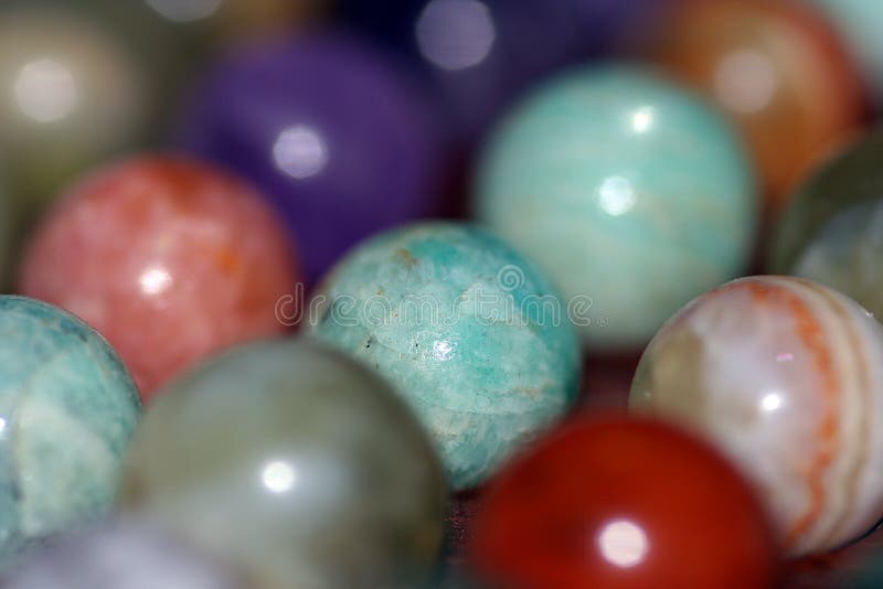 Colorful gems stock photography