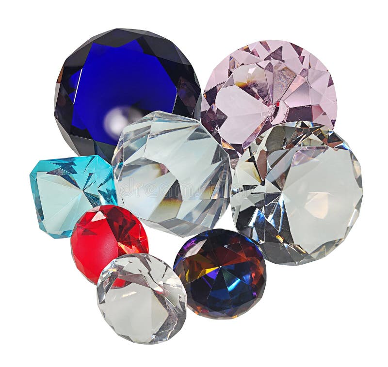 Colorful Gems stock photo