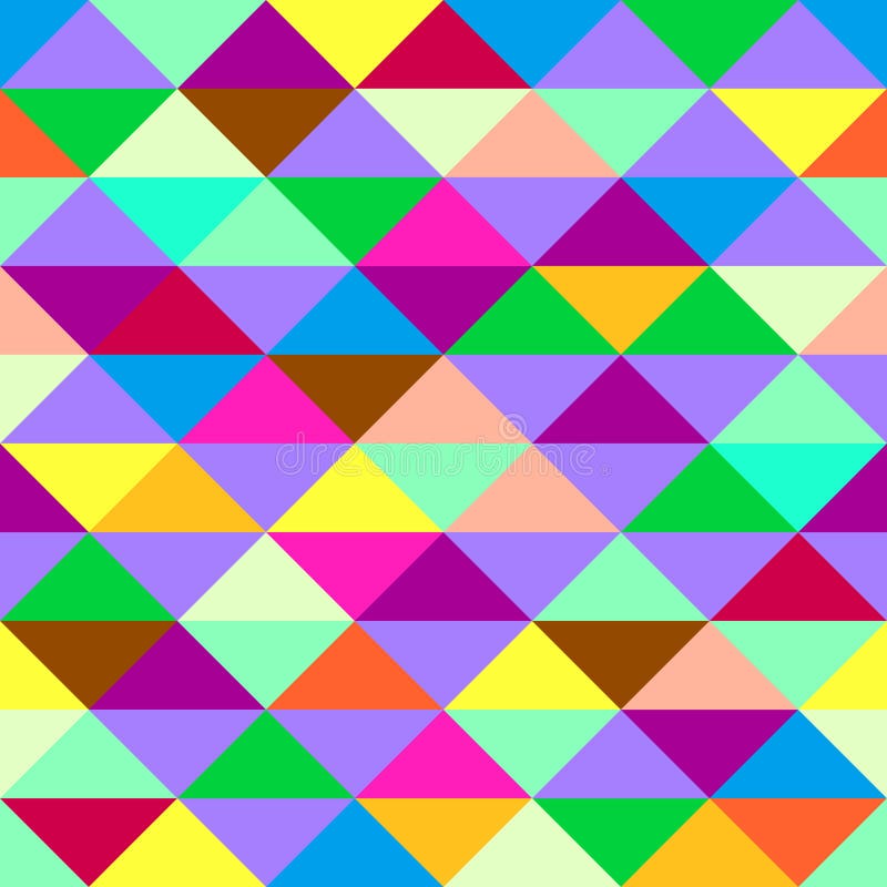 Colorful geometric background with triangles royalty free illustration