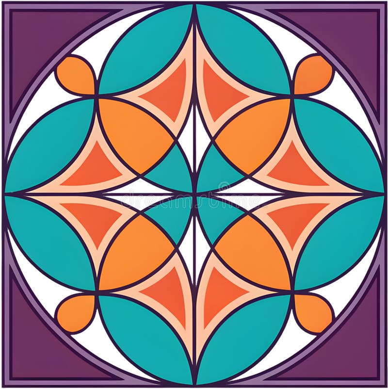 Colorful geometric patterns creating vibrant abstract visual designs for modern art. vector illustration