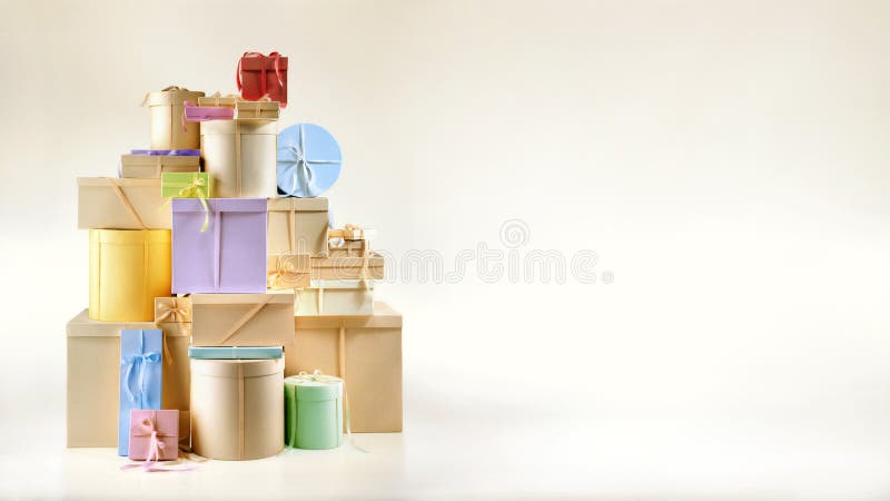 Gift boxes on gold background royalty free stock photo Gift boxes on gold background royalty free stock photo