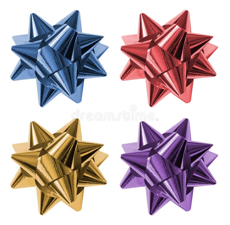 Colorful Gift Ribbons, Bows Stock Image Image of happy, event 88329931