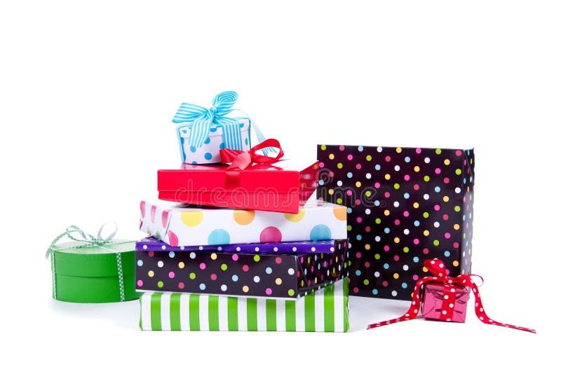Colorful gifts and presents