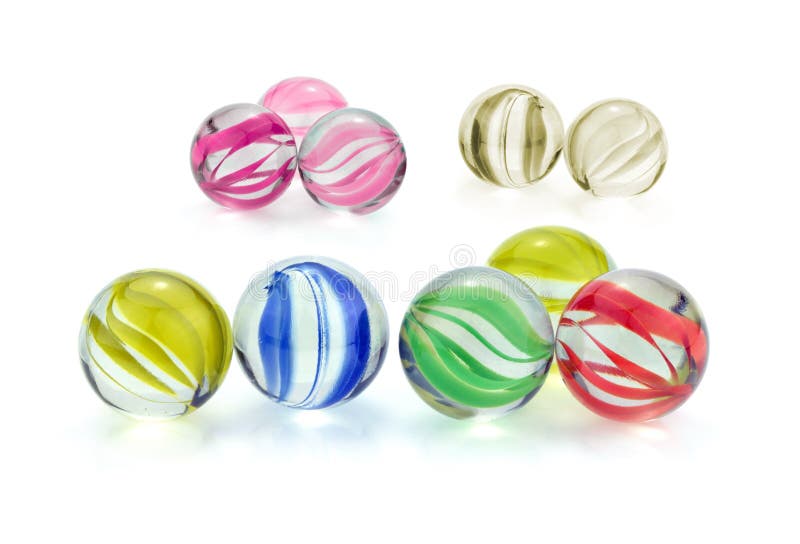 Pink, glass marbles stock image. Image of elements, lined 41159781