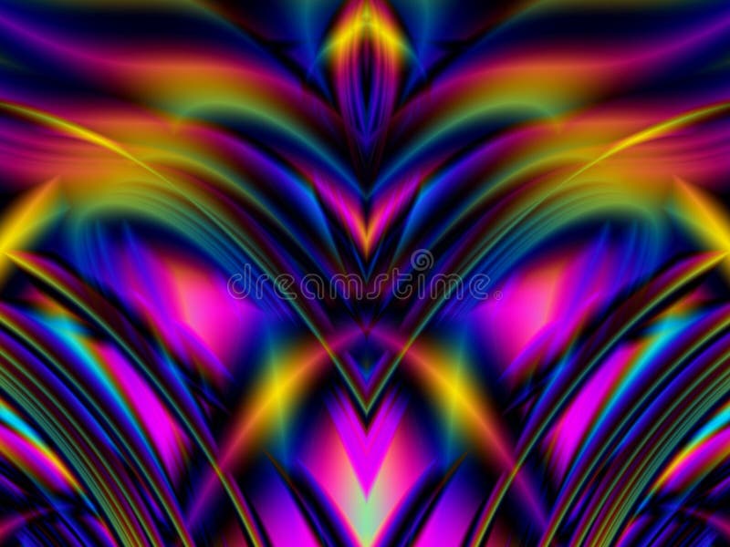 Colorful Glowing Lines Waves