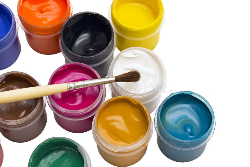 Paint Cans stock photo. Image of studio, dirty, shiny - 2319166