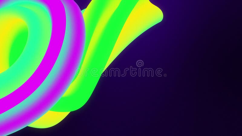 Colorful green echo neon lines abstract rainbow background with 3D vector motion. Immerse yourself in a vibrant display of colorful green echo neon lines set