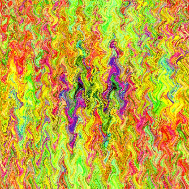 Colorful Green and Pink Abstract Art Background Stock Illustration