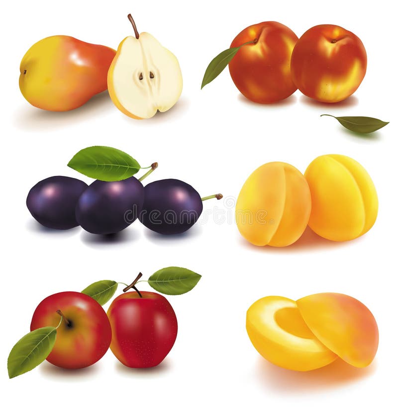 Colorful group of fruit.