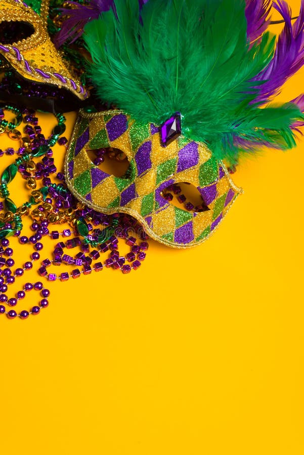 Colorful group of Mardi Gras or venetian masks royalty free stock photos Colorful group of Mardi Gras or venetian masks royalty free stock photos
