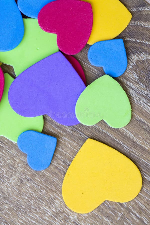 Colorful heart figure. Love symbol concept royalty free stock image Colorful heart figure. Love symbol concept royalty free stock image