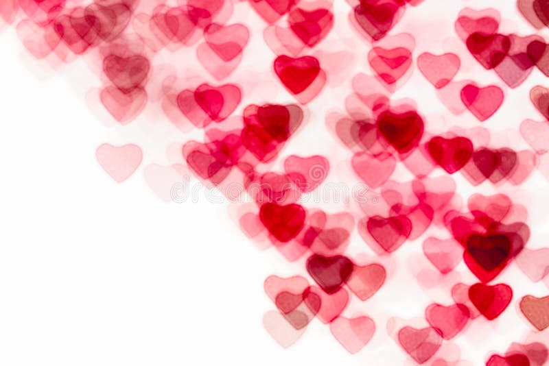 Colorful heart shape background