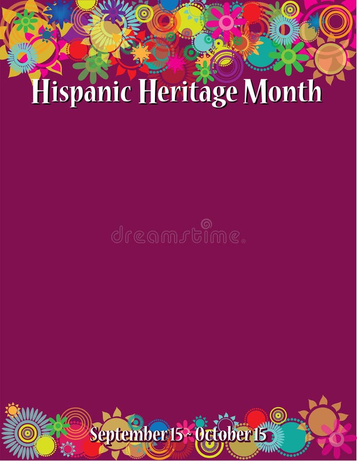 colorful-hispanic-heritage-month-poster-template-stock-illustration