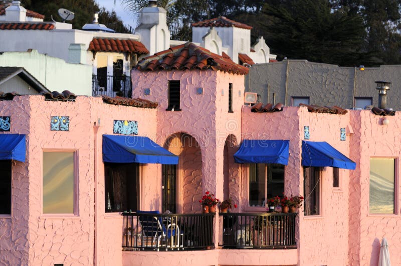 Colorful Home On The Esplanade In Capitola Picture. Image 3909913