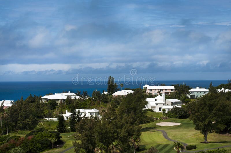 Colorful Houses in Bermuda royalty free stock photos Colorful Houses in Bermuda royalty free stock photos